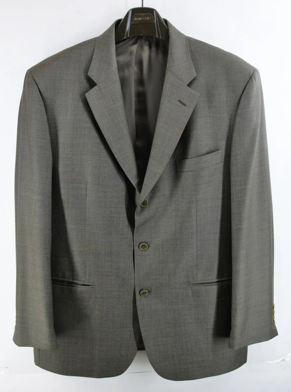 Missoni Blazer Mens 46 Wool Jacket Made Italy Vitale Barberis Canonico Gray